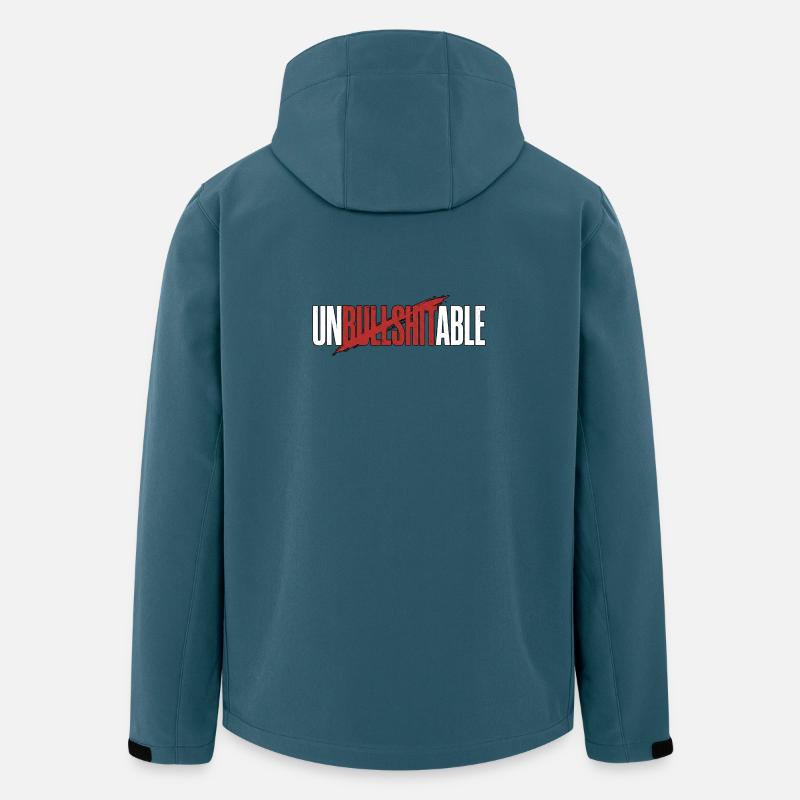 Unbullshitable - Recycelte Männer Softshell-Jacke von Stanley/Stella - Dunkles Petrol