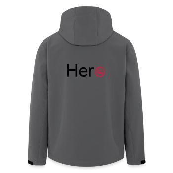Hero (Quit Smoking) - Men’s Recycled Softshell Jacket by Stanley/Stella - stargazer - Back - AI Model Male 185 light (185cm)