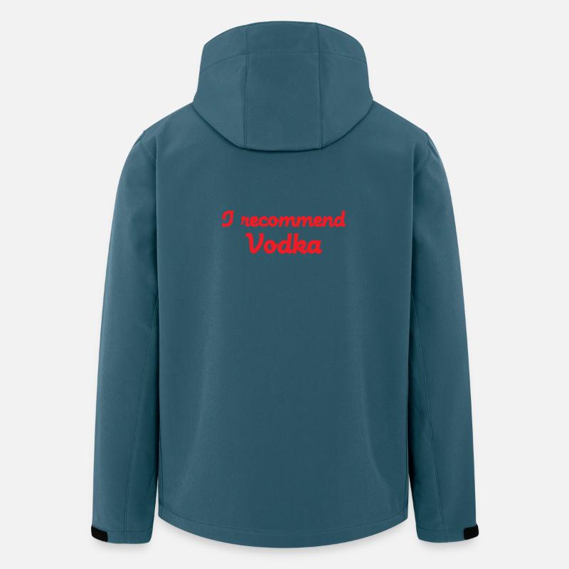Ich empfehle Wodka - Recycelte Männer Softshell-Jacke von Stanley/Stella - Dunkles Petrol