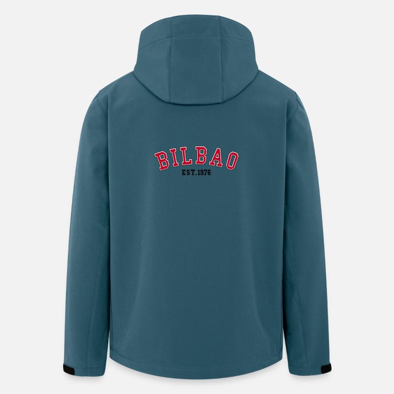 Bilbao gegründet 1976 - Recycelte Männer Softshell-Jacke von Stanley/Stella - Dunkles Petrol