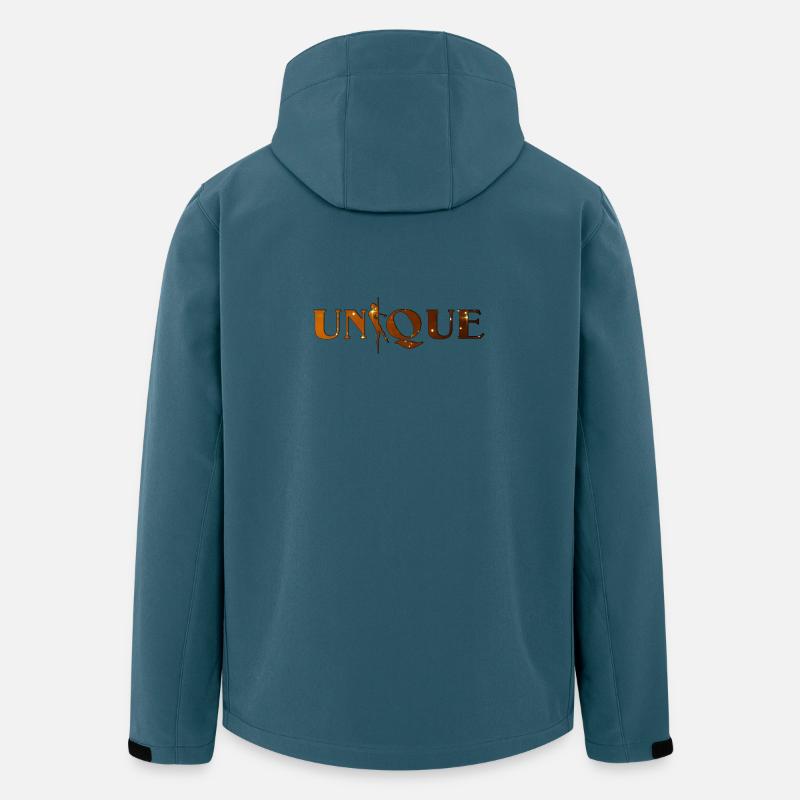 Silhouette dorée de la danse - Veste softshell homme en polyester recyclé Stanley/Stella - bleu pétrole foncé