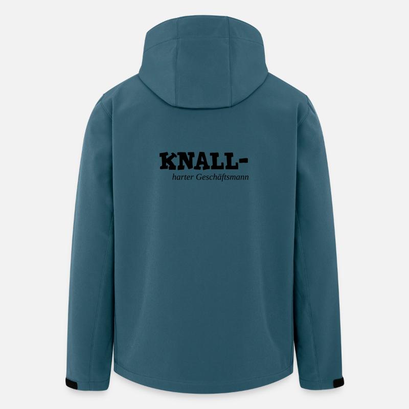knallharter Geschäftsmann - Recycelte Männer Softshell-Jacke von Stanley/Stella - Dunkles Petrol
