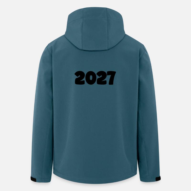2027 schwarz - Recycelte Männer Softshell-Jacke von Stanley/Stella - Dunkles Petrol
