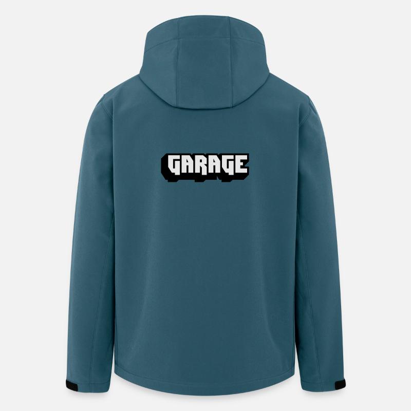 Garage-Musik - Recycelte Männer Softshell-Jacke von Stanley/Stella - Dunkles Petrol