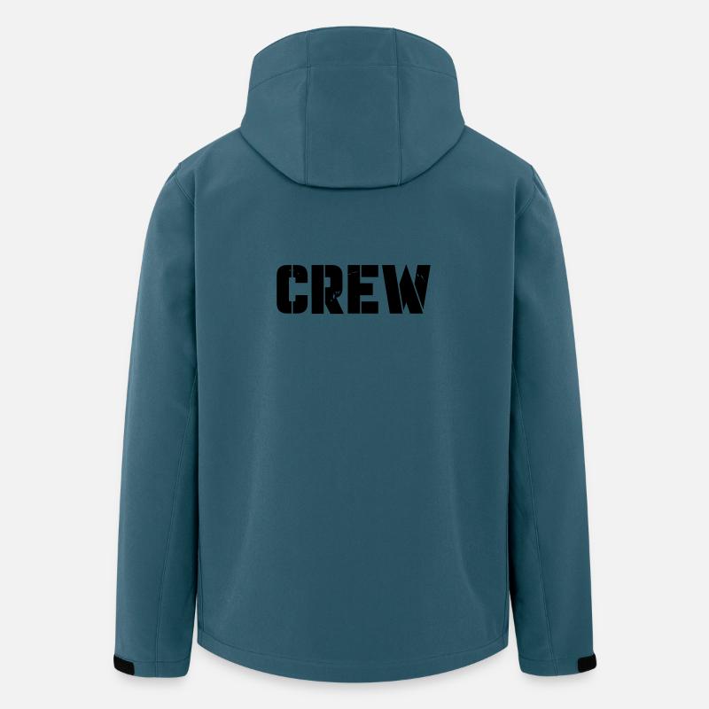 Crew - Recycelte Männer Softshell-Jacke von Stanley/Stella - Dunkles Petrol