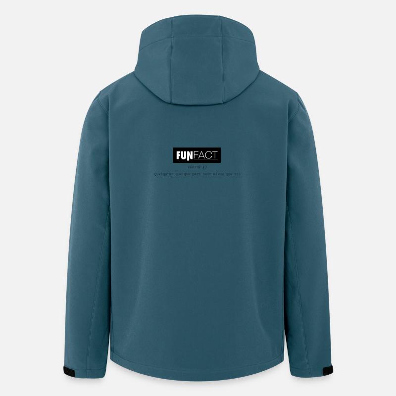 FUNFact_-3 - Veste softshell homme en polyester recyclé Stanley/Stella - bleu pétrole foncé