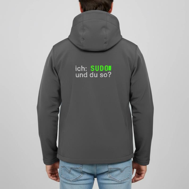 ich: SUDO und du so? Linux Spruch - Programmierer Recycelte Männer Softshell-Jacke von Stanley/Stella