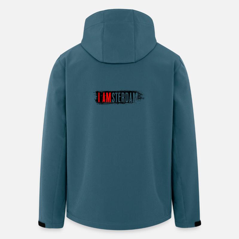 Ich bin Bold Identity Graphic Tee - Recycelte Männer Softshell-Jacke von Stanley/Stella - Dunkles Petrol
