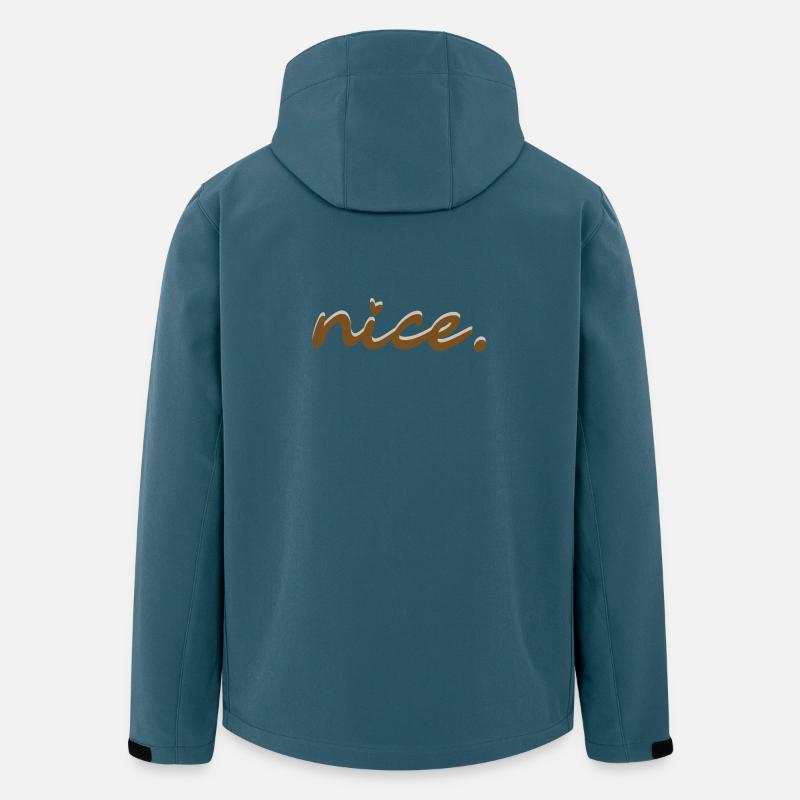 Belle (brune avec une ombre claire) - Veste softshell homme en polyester recyclé Stanley/Stella - bleu pétrole foncé