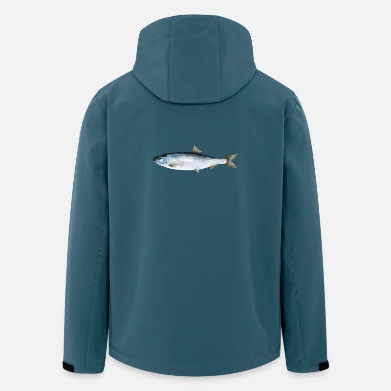 Hering - Recycelte Männer Softshell-Jacke von Stanley/Stella - Dunkles Petrol