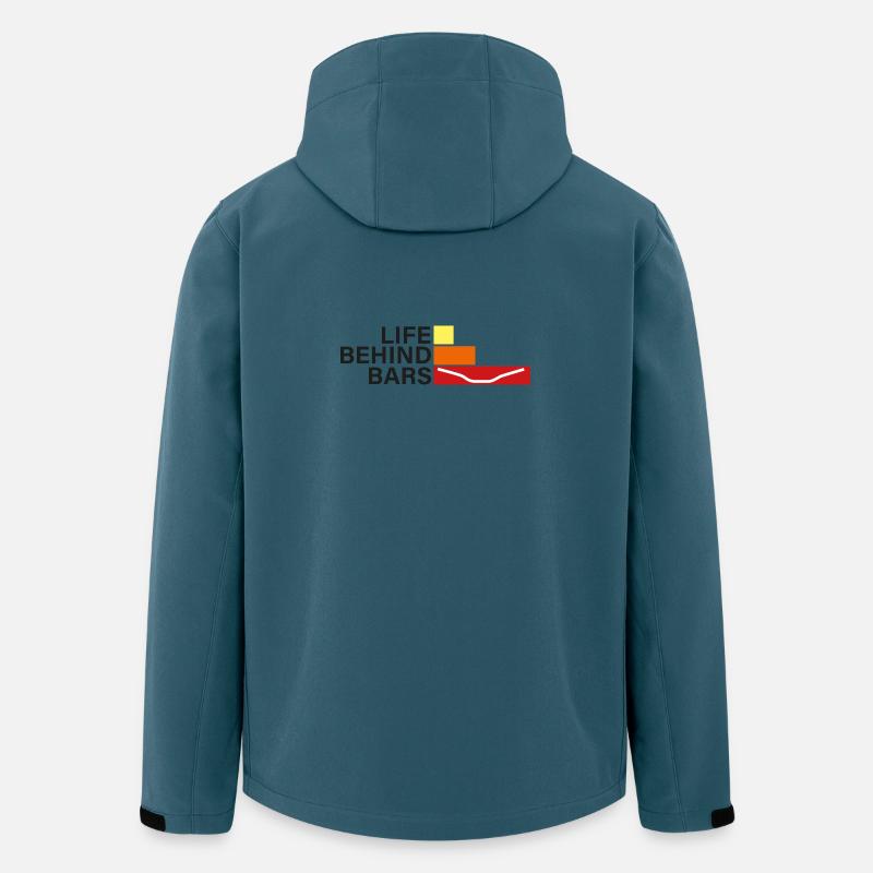 LEBEN HINTER GITTERN Leben hinter Hanteln - Recycelte Männer Softshell-Jacke von Stanley/Stella - Dunkles Petrol