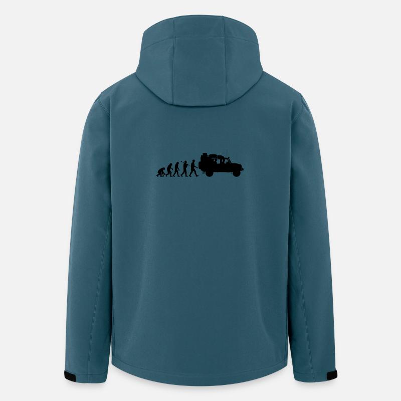 Defender 110 Offroad - Recycelte Männer Softshell-Jacke von Stanley/Stella - Dunkles Petrol