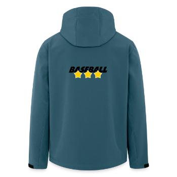 Baseball - Sports - Men’s Recycled Softshell Jacket by Stanley/Stella - stargazer - Back - AI Model Male 185 light (185cm)