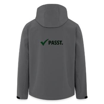 I am good. Minimal Meme Statement T-Shirt - Men’s Recycled Softshell Jacket by Stanley/Stella - stargazer - Back - AI Model Male 185 light (185cm)