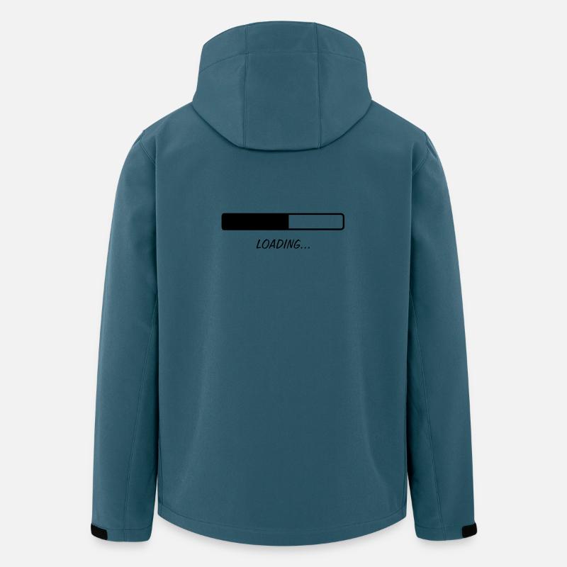 Loading... - Recycelte Männer Softshell-Jacke von Stanley/Stella - Dunkles Petrol