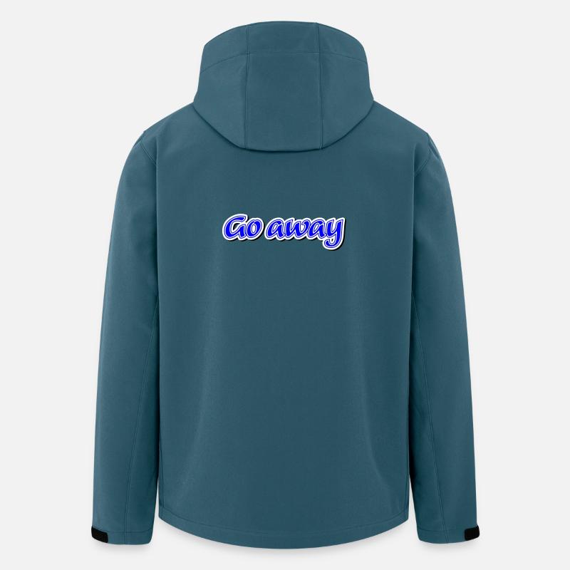 Go away Claim - Vectorgraphic - Men’s Recycled Softshell Jacket by Stanley/Stella - stargazer