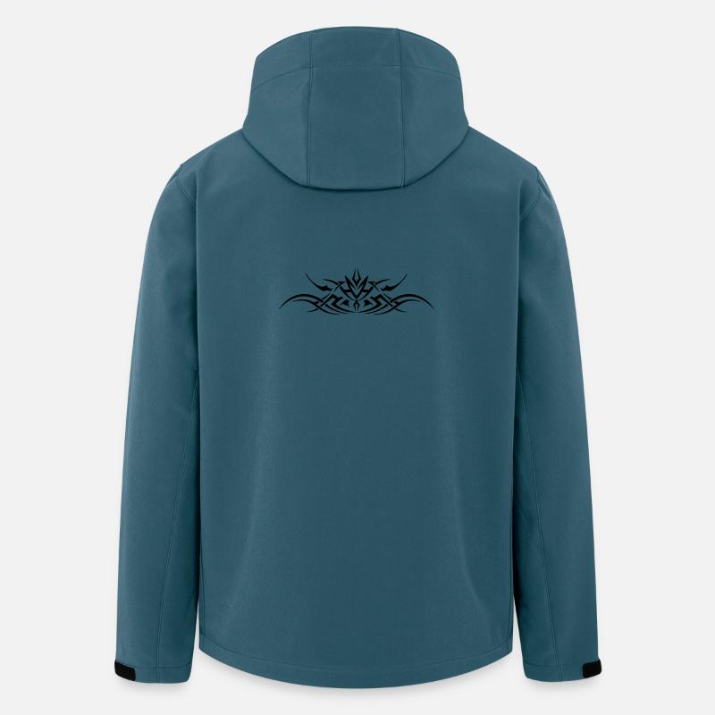 Tribal 3 von Helfspawn - Recycelte Männer Softshell-Jacke von Stanley/Stella - Dunkles Petrol