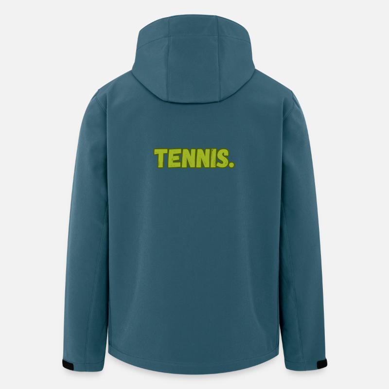 Tennis Tennispieler Vert Rétro - Veste softshell homme en polyester recyclé Stanley/Stella - bleu pétrole foncé