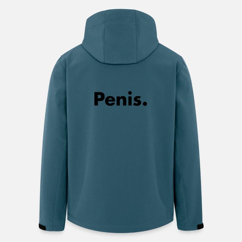 Penis - Recycelte Männer Softshell-Jacke Discoverer von Stanley/Stella - Dunkles Petrol