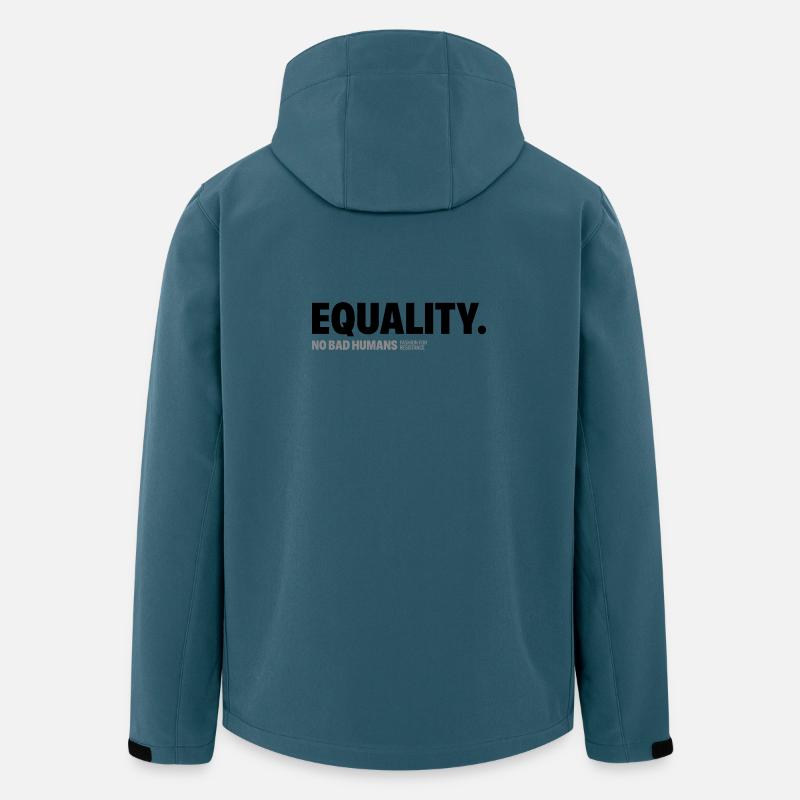 Equality - Recycelte Männer Softshell-Jacke von Stanley/Stella - Dunkles Petrol
