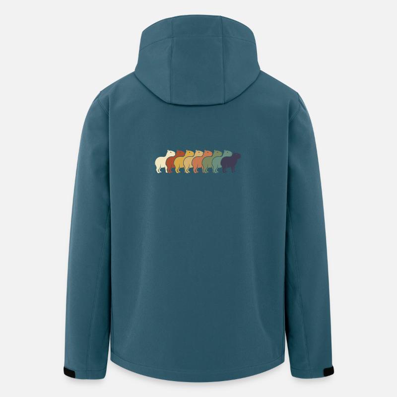 Rainbow Camel Row - Men’s Recycled Softshell Jacket by Stanley/Stella - stargazer