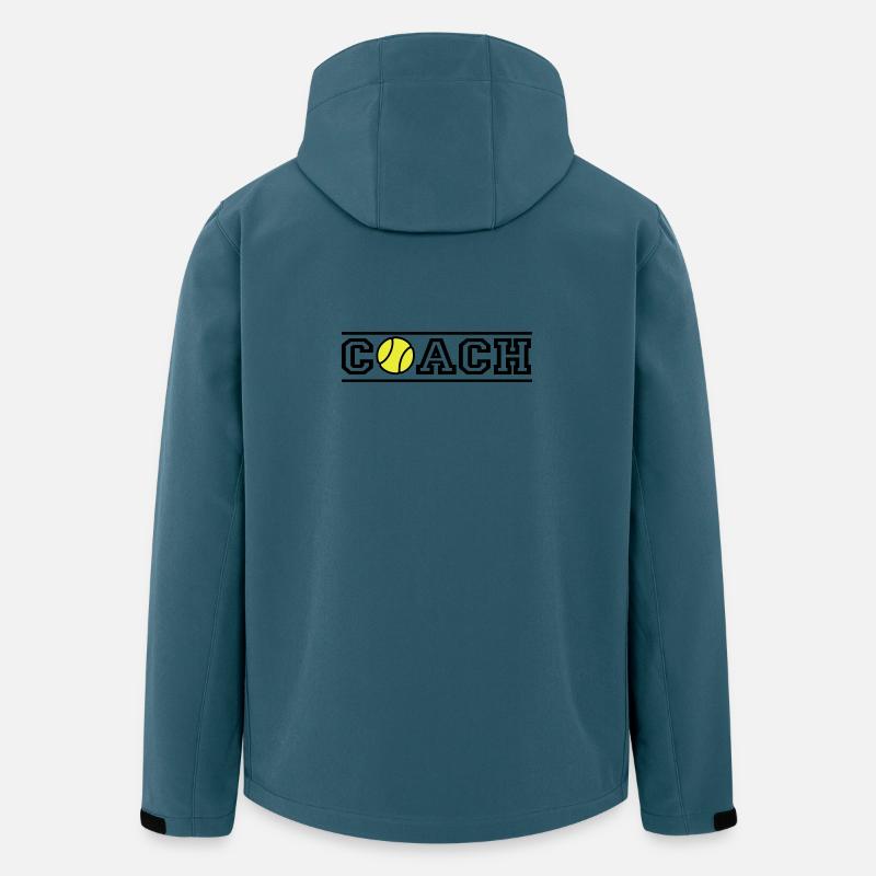 Tennis Coach - Recycelte Männer Softshell-Jacke von Stanley/Stella - Dunkles Petrol