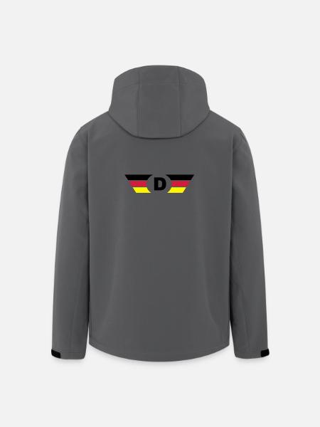 Germany flag / symbol top - Men’s Recycled Softshell Jacket by Stanley/Stella - stargazer