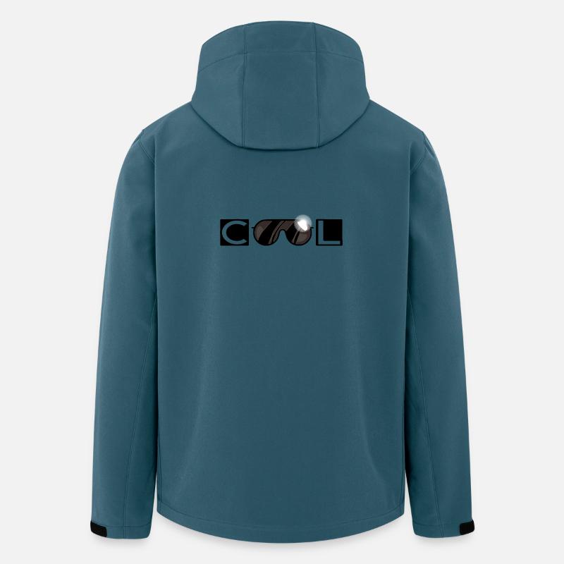 Kühl - Recycelte Männer Softshell-Jacke von Stanley/Stella - Dunkles Petrol