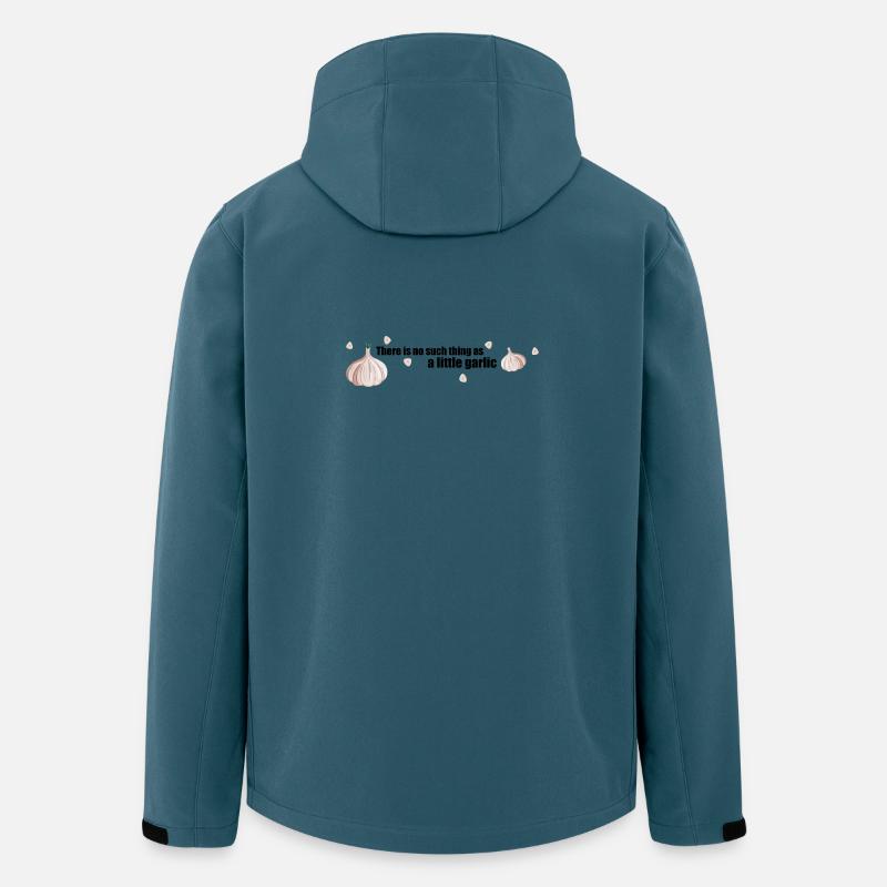 Il n’y a pas d’ail - Veste softshell homme en polyester recyclé Stanley/Stella - bleu pétrole foncé