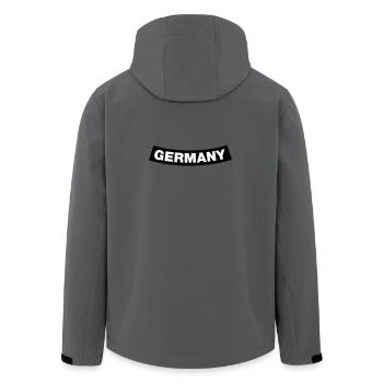 Élément du chapitre allemand (JGA MC-Rocker-Design) - Veste softshell homme en polyester recyclé Stanley/Stella -  - Dos - AI Model Male 185 light (185cm)