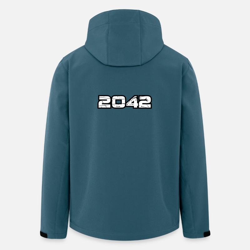 2042 - Recycelte Männer Softshell-Jacke von Stanley/Stella - Dunkles Petrol