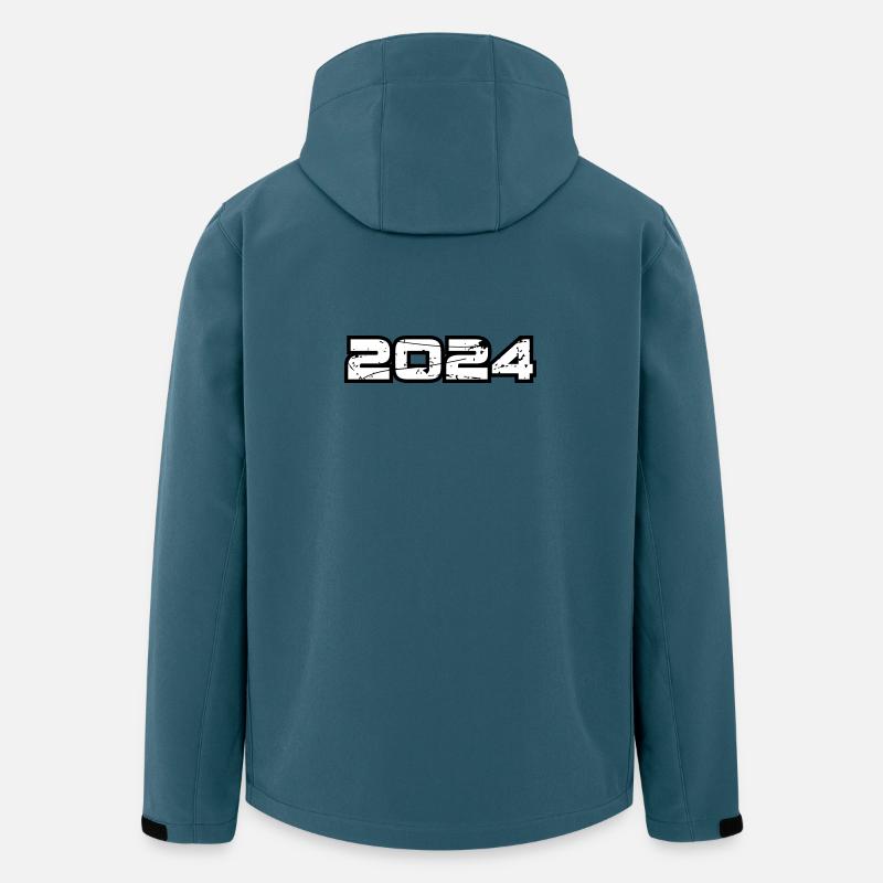 2024 - Recycelte Männer Softshell-Jacke von Stanley/Stella - Dunkles Petrol