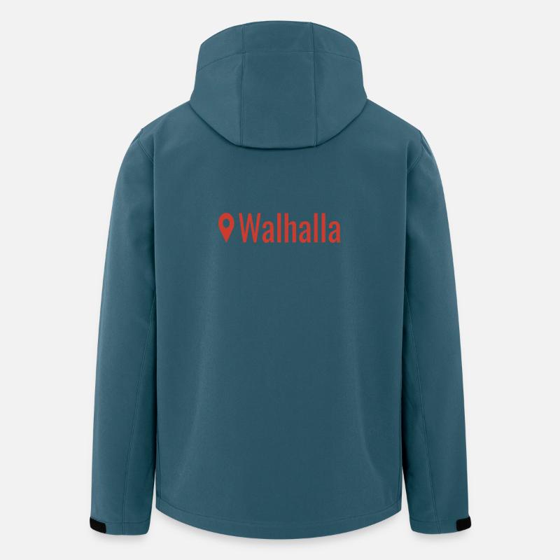 Wikinger Standort Walhalla  - Recycelte Männer Softshell-Jacke von Stanley/Stella - Dunkles Petrol