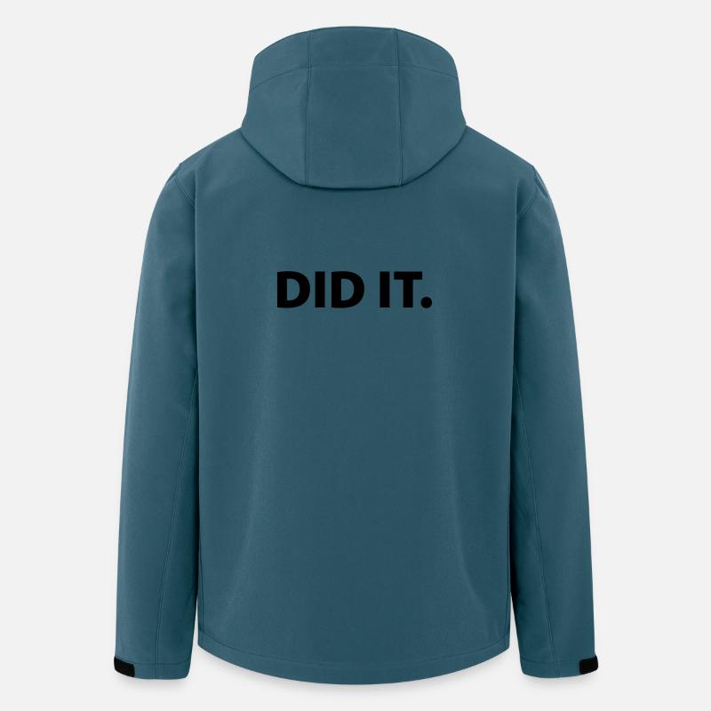 Did it - Recycelte Männer Softshell-Jacke von Stanley/Stella - Dunkles Petrol