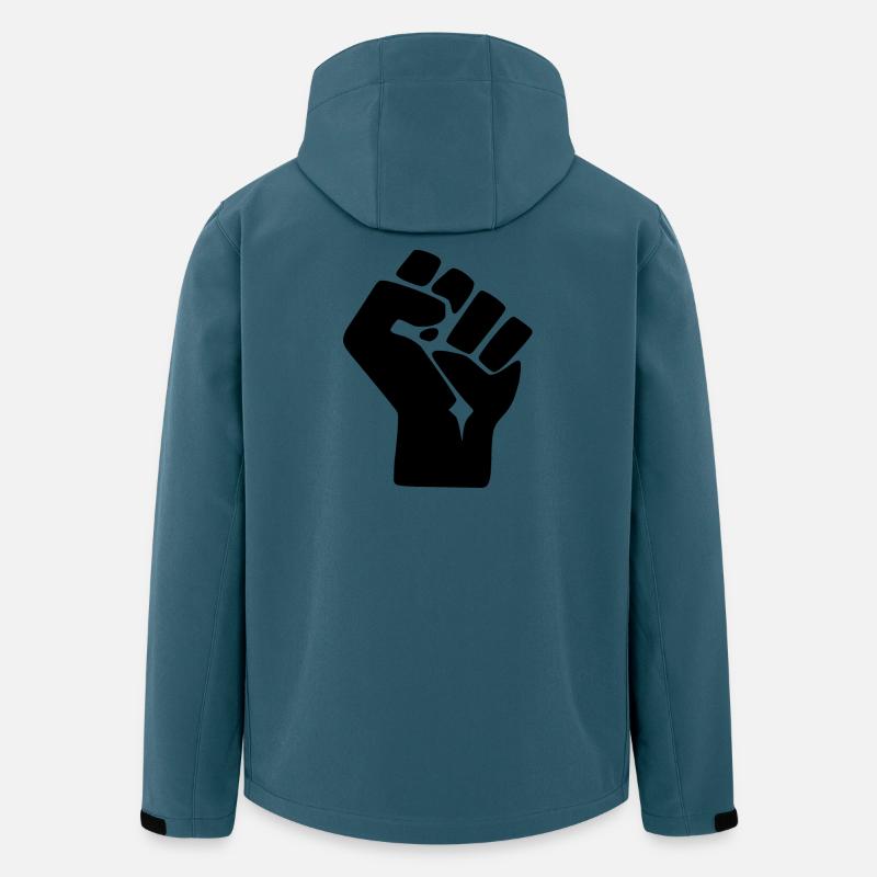 Faust - Recycelte Männer Softshell-Jacke Discoverer von Stanley/Stella - Dunkles Petrol
