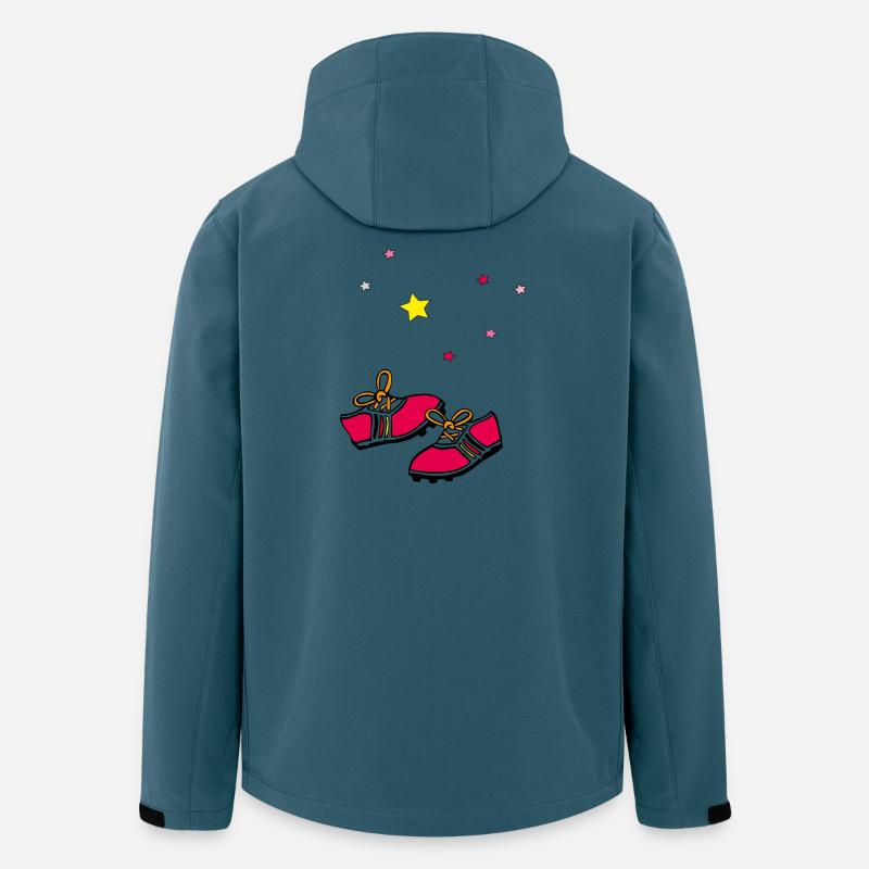 Chaussures de football, stars - Veste softshell homme en polyester recyclé Stanley/Stella - bleu pétrole foncé