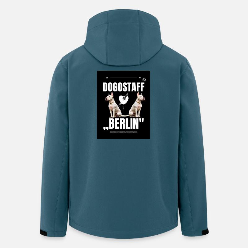 Dogostaff Berlin Duo - Recycelte Männer Softshell-Jacke von Stanley/Stella - Dunkles Petrol