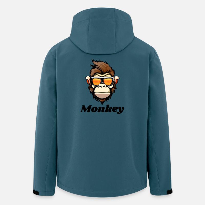 monkey, monkey, primate - Men’s Recycled Softshell Jacket by Stanley/Stella - stargazer