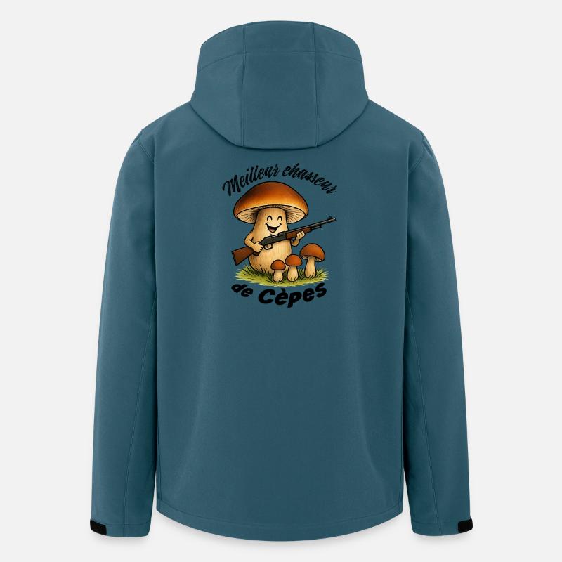 Beste Porcini-Jäger - Recycelte Männer Softshell-Jacke von Stanley/Stella - Dunkles Petrol