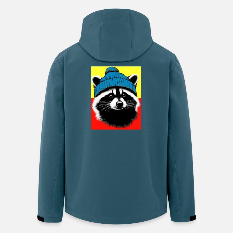 Waschbär - Recycelte Männer Softshell-Jacke von Stanley/Stella - Dunkles Petrol