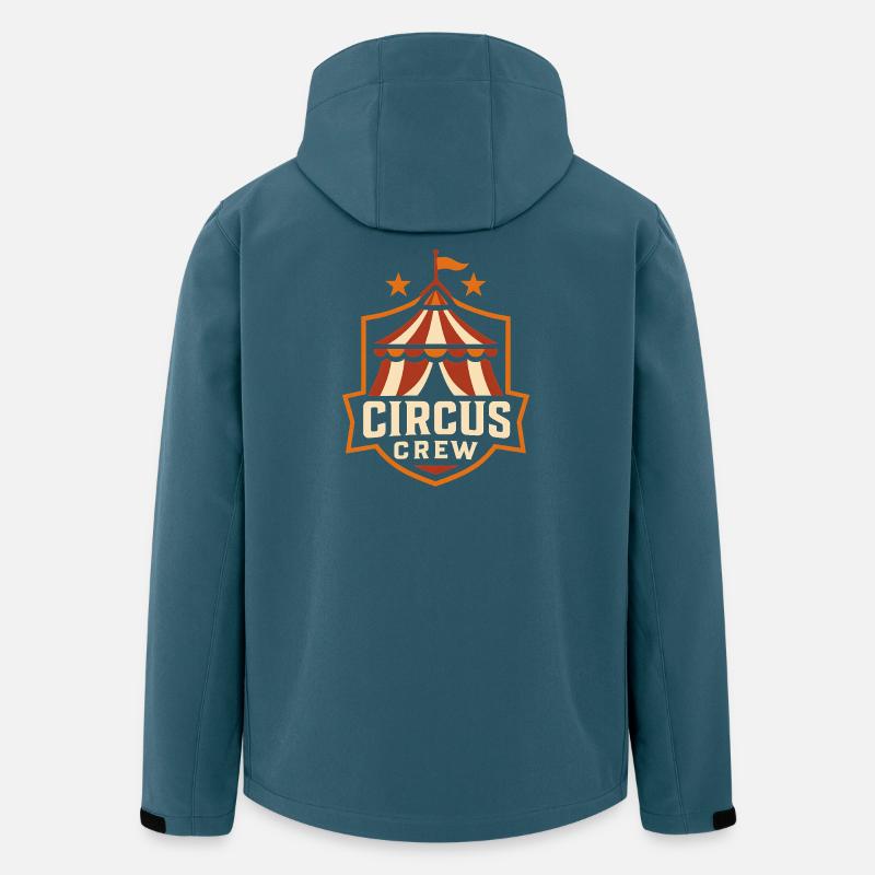 Zirkuscrew Lustiger Kinderzirkus - Recycelte Männer Softshell-Jacke von Stanley/Stella - Dunkles Petrol