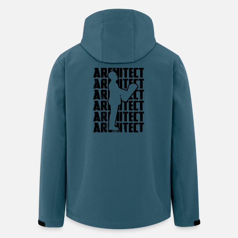Architekt - Recycelte Männer Softshell-Jacke von Stanley/Stella - Dunkles Petrol