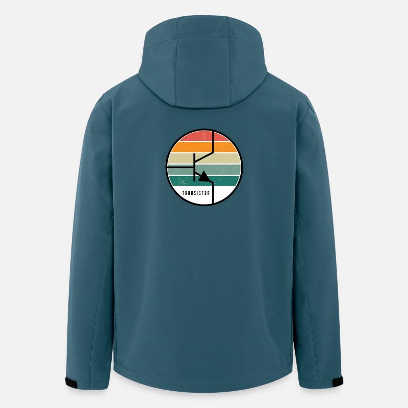 Transistor - Recycelte Männer Softshell-Jacke von Stanley/Stella - Dunkles Petrol