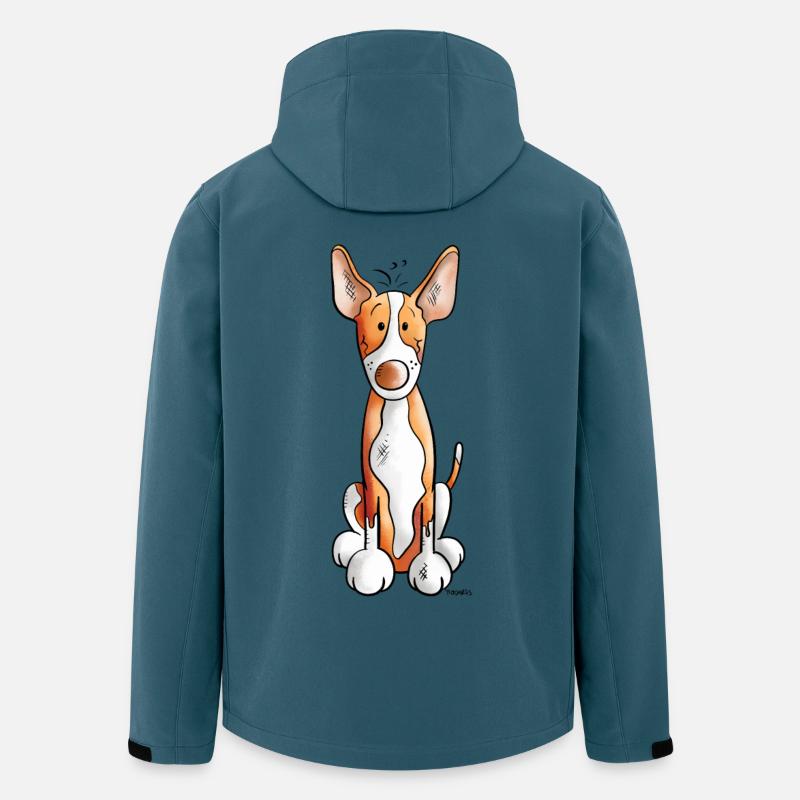 Süßer Podenco - Recycelte Männer Softshell-Jacke von Stanley/Stella - Dunkles Petrol