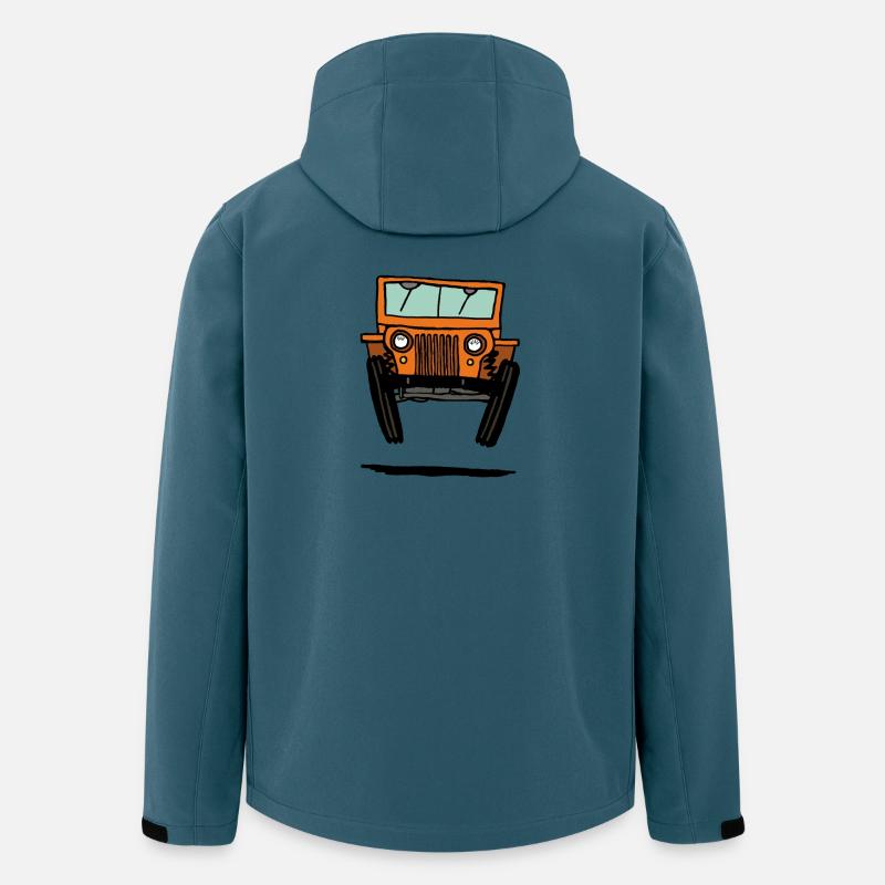 Jumpin Willy - Recycelte Männer Softshell-Jacke von Stanley/Stella - Dunkles Petrol