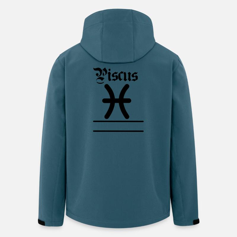 Piscus name banner Pisces - Men’s Recycled Softshell Jacket by Stanley/Stella - stargazer