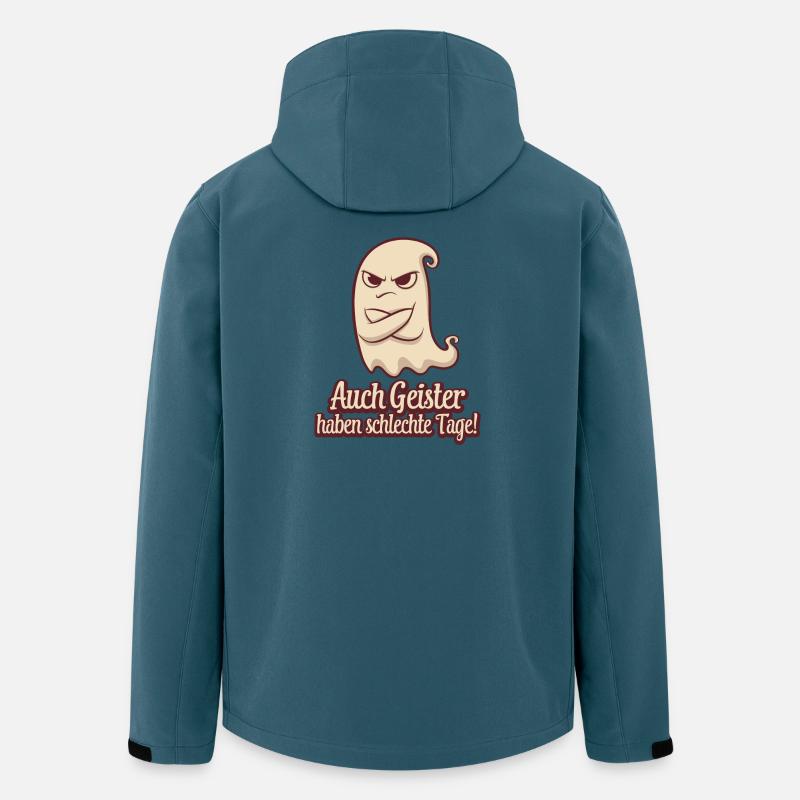 Grimmiger Geist Spruch Shirt - Recycelte Männer Softshell-Jacke von Stanley/Stella - Dunkles Petrol