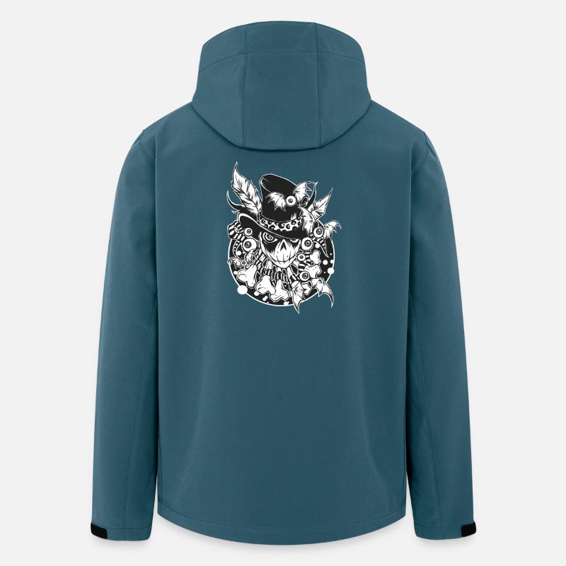 voodoo - Recycelte Männer Softshell-Jacke von Stanley/Stella - Dunkles Petrol