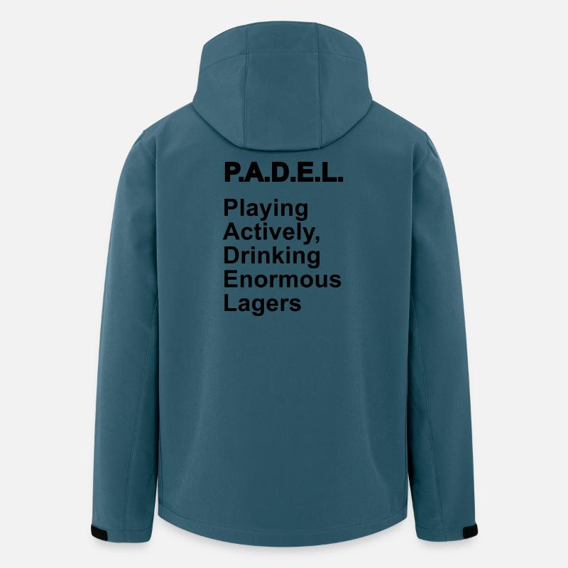 Die Bedeutung von Padel - Recycelte Männer Softshell-Jacke von Stanley/Stella - Dunkles Petrol