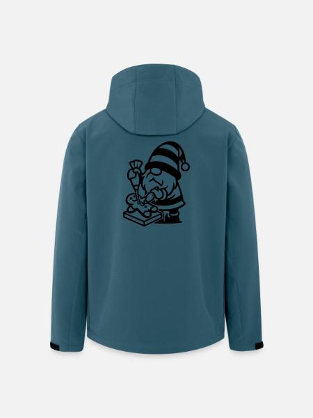 Gingerbread Baking Gnome - Men’s Recycled Softshell Jacket by Stanley/Stella - stargazer